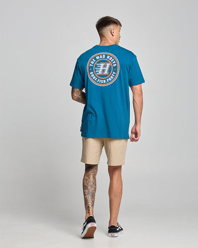 H SERIES | SS TEE - DARK COBALT