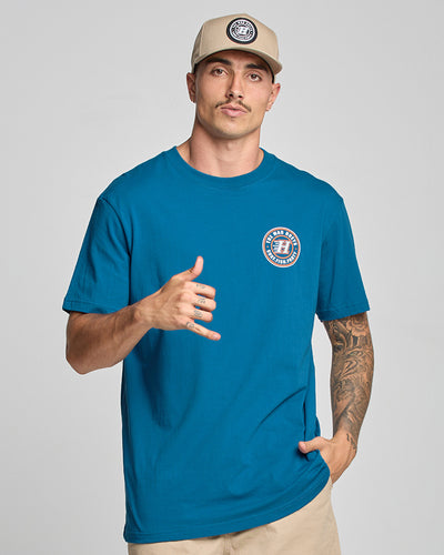 H SERIES | SS TEE - DARK COBALT