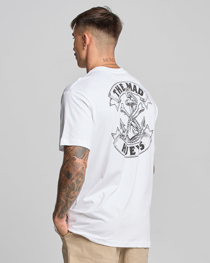 ANCHOR BONES |  SS TEE - WHITE