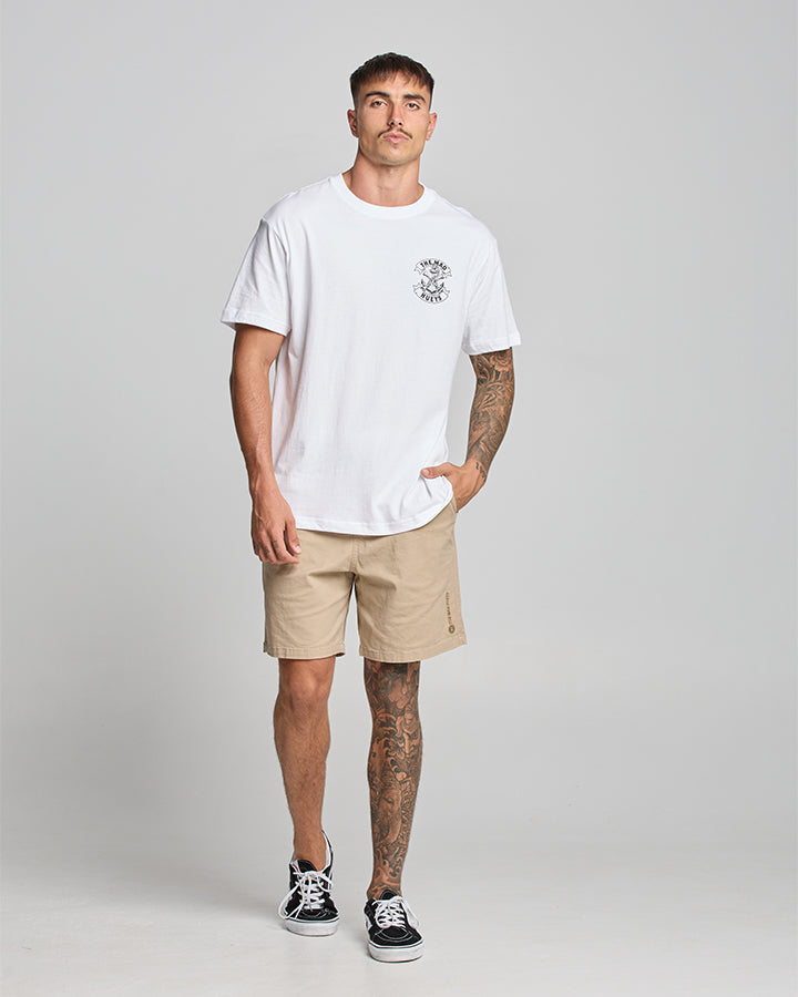 ANCHOR BONES |  SS TEE - WHITE