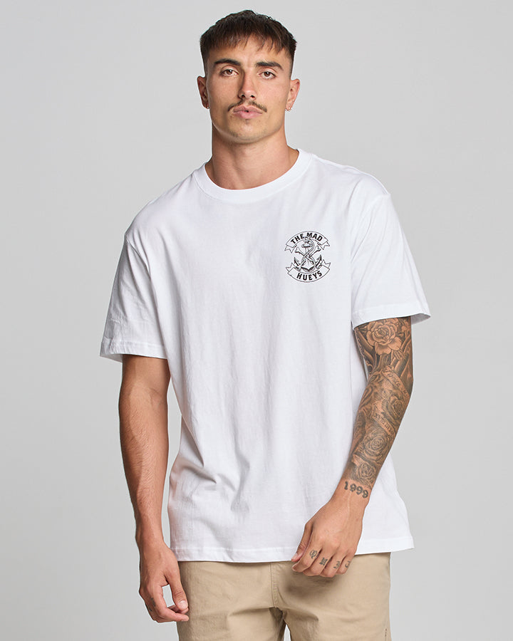 ANCHOR BONES |  SS TEE - WHITE