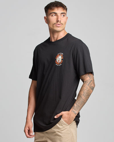 CAUGHT FK ALL | SS TEE - BLACK