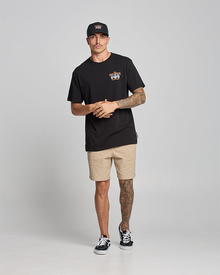 CAPTAIN COOKED | SS TEE - BLACK