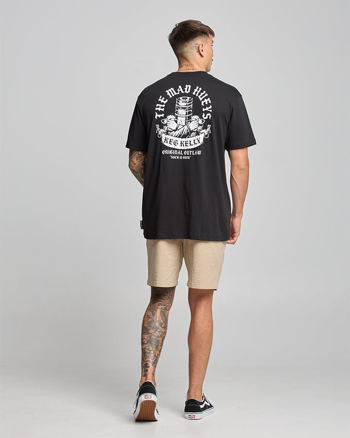 KEG KELLY | SS TEE - BLACK