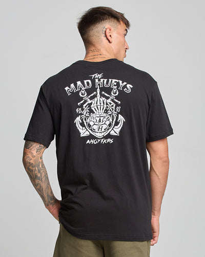 AHOY FKRS | SS TEE - BLACK