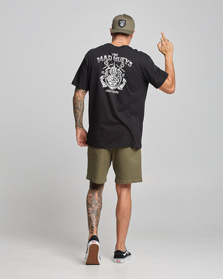 AHOY FKRS | SS TEE - BLACK