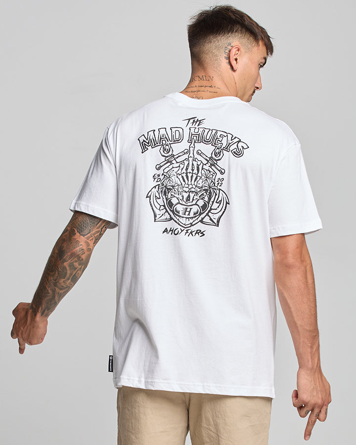 AHOY FKRS | SS TEE - WHITE