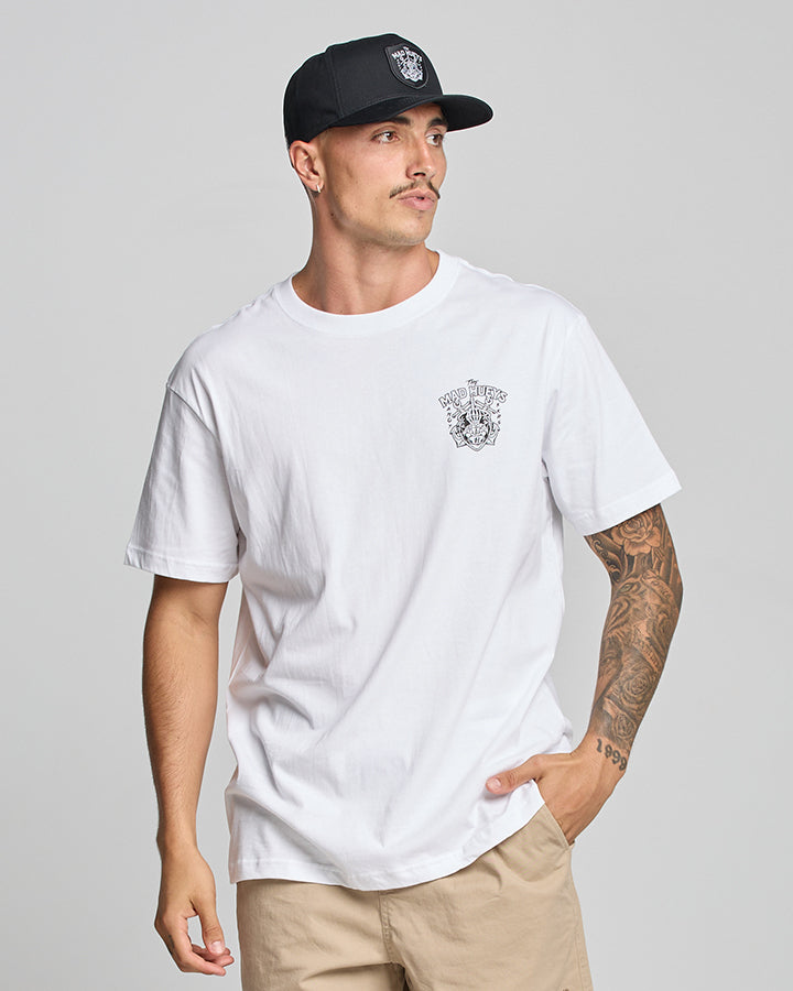 AHOY FKRS | SS TEE - WHITE