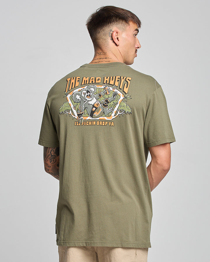 DROP BEAR | SS TEE - OLIVE