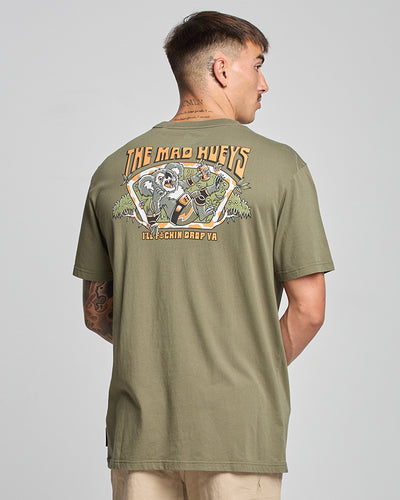 DROP BEAR | SS TEE - OLIVE