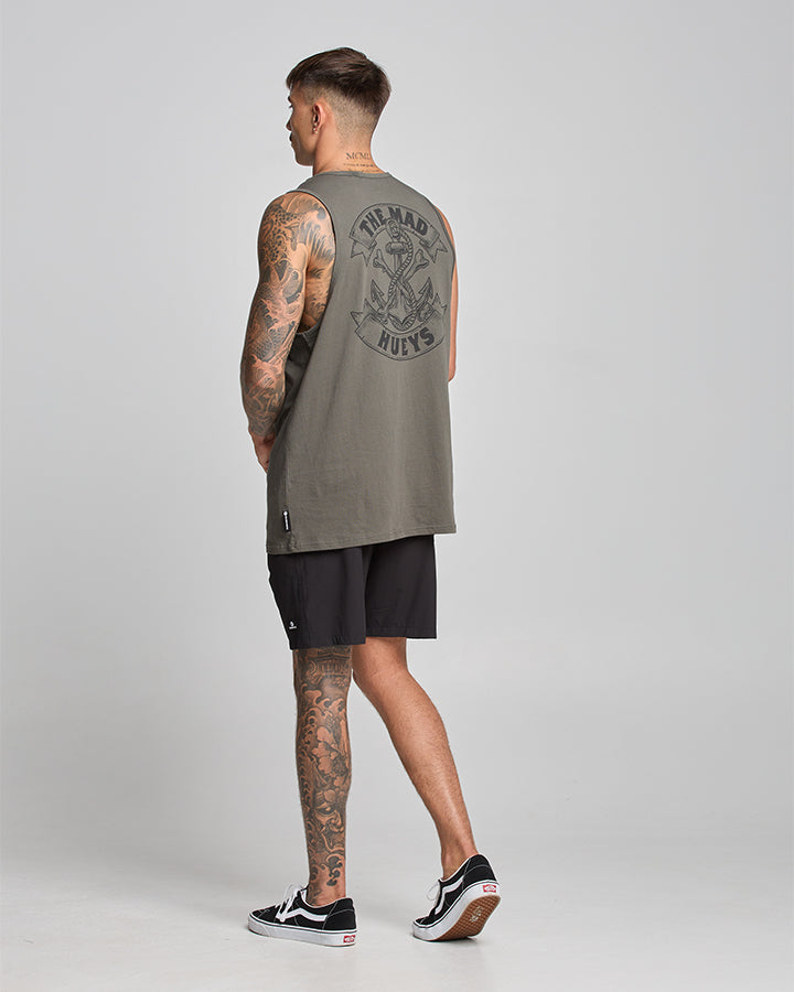 ANCHOR BONES | TANK - CHARCOAL