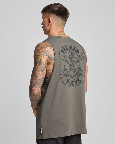 ANCHOR BONES | TANK - CHARCOAL