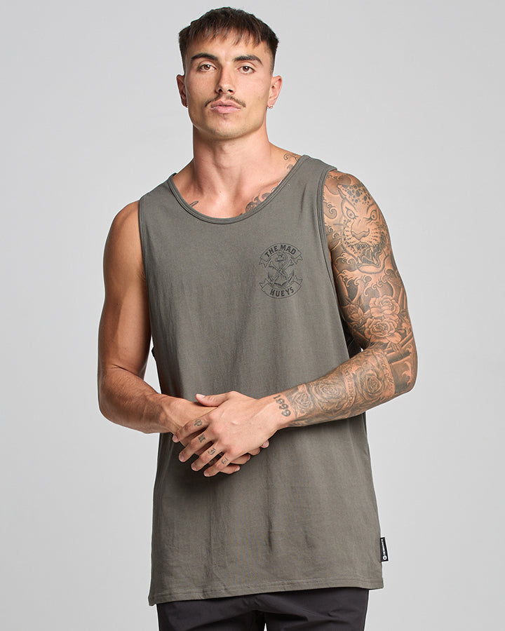 ANCHOR BONES | TANK - CHARCOAL