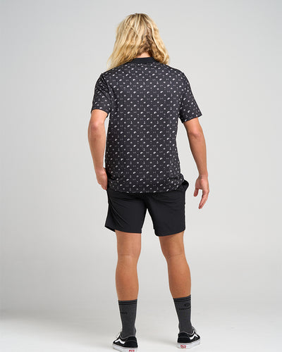 ANCHOR BONES | PARTY POLO - BLACK