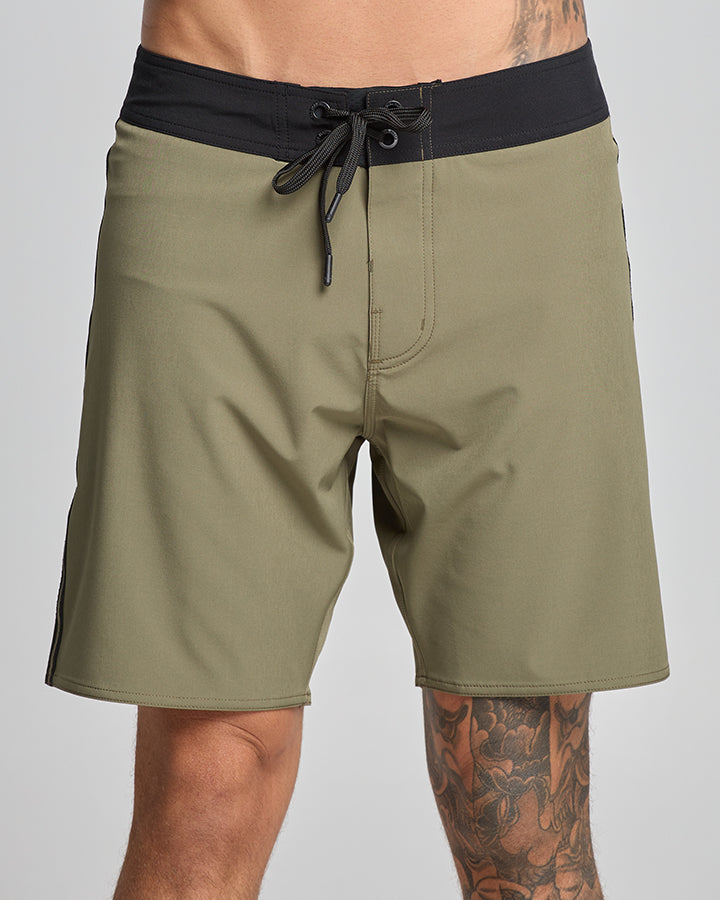 SEND IT | 18" BOARDSHORT - OLIVE