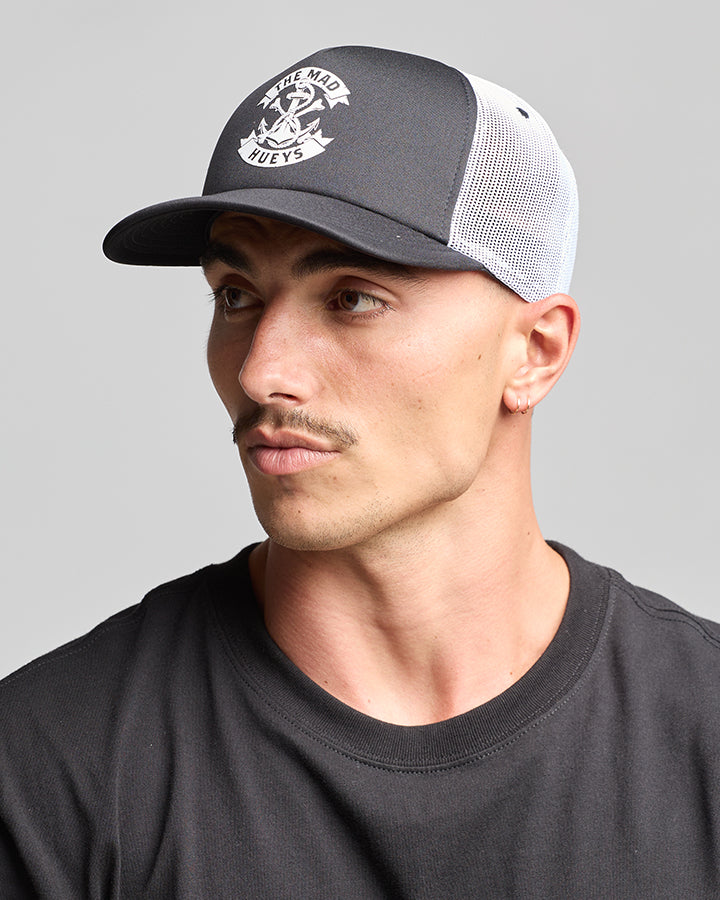 ANCHOR BONES | FOAM TRUCKER - BLACK