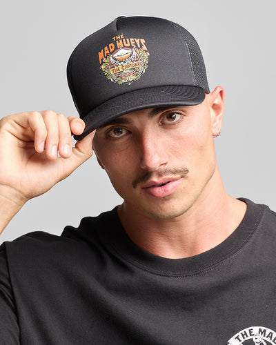 THE ISLAND CAPTAIN | FOAM TRUCKER - BLACK