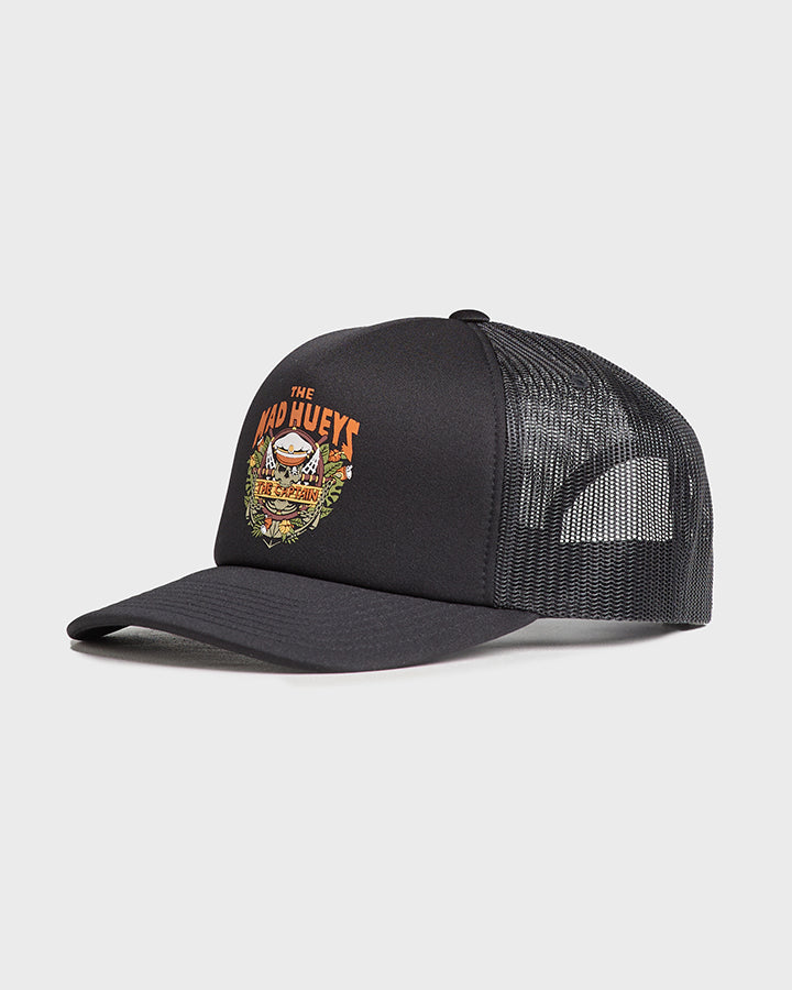 THE ISLAND CAPTAIN | FOAM TRUCKER - BLACK