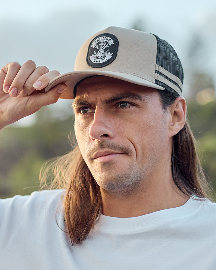 ANCHOR BONES | TWILL TRUCKER - TAN