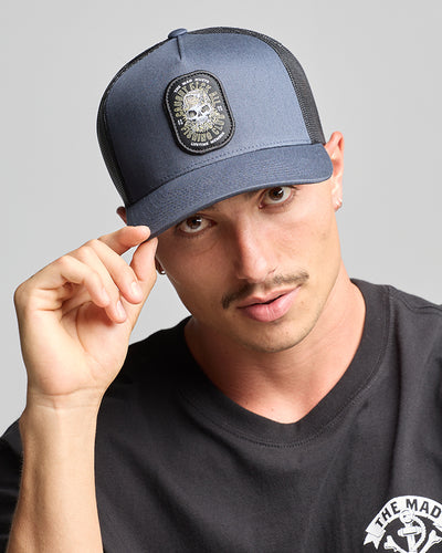 CAUGHT FK ALL | TWILL TRUCKER - NAVY