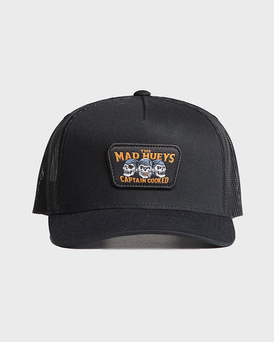 CAPTAIN COOKED | TWILL TRUCKER - BLACK