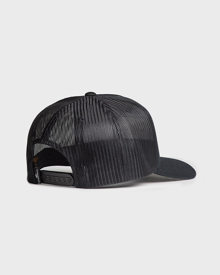 CAPTAIN COOKED | TWILL TRUCKER - BLACK