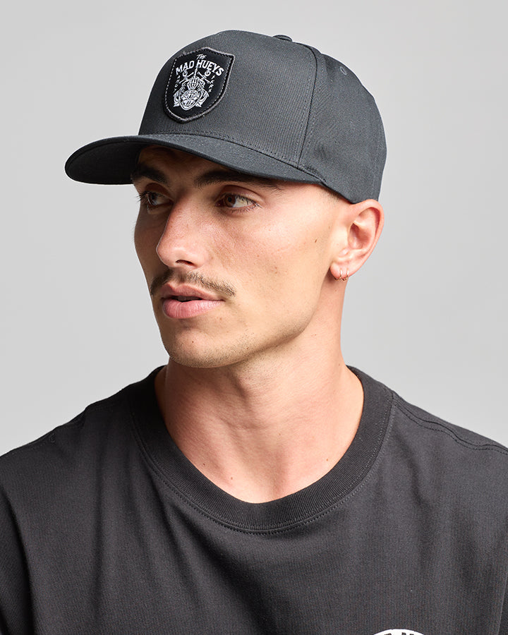 AHOY FKRS | TWILL SNAPBACK - BLACK