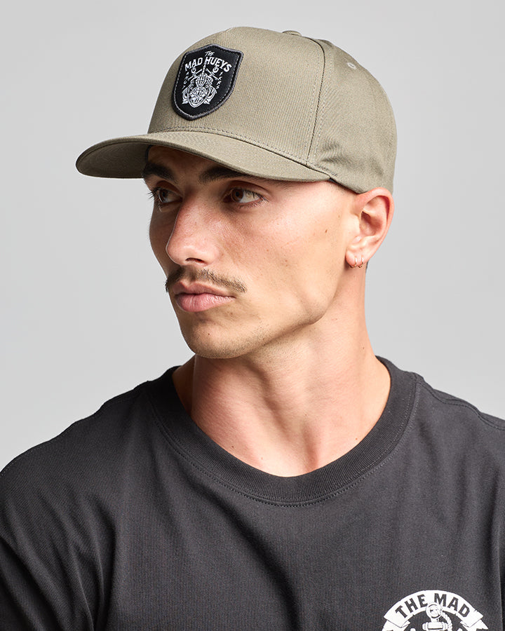 AHOY FKRS | TWILL SNAPBACK - OLIVE