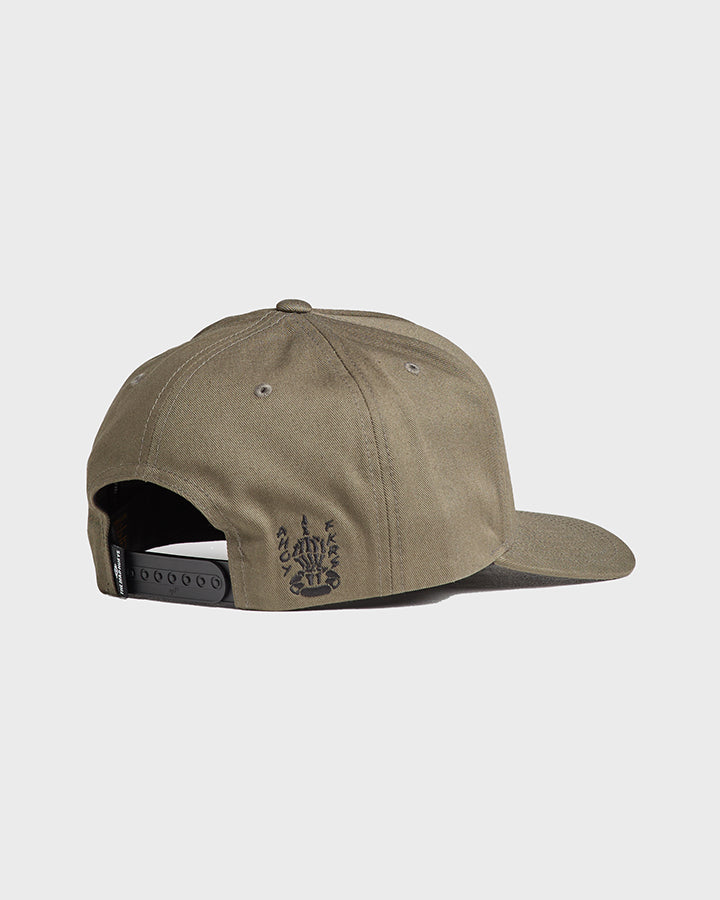 AHOY FKRS | TWILL SNAPBACK - OLIVE