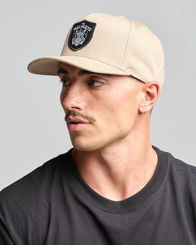 AHOY FKRS | TWILL SNAPBACK - TAN