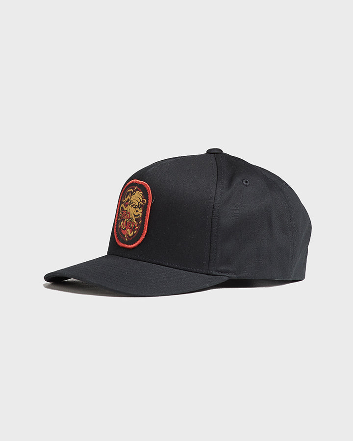 KRAKEN TINS | TWILL SNAPBACK - BLACK