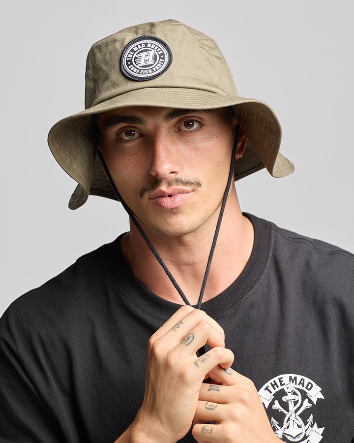 H SERIES | WIDE BRIM HAT - OLIVE