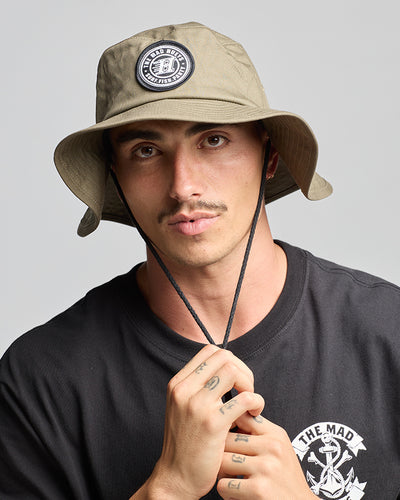 H SERIES | WIDE BRIM HAT - OLIVE