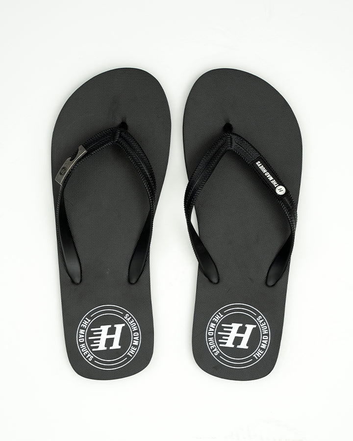 HUEYS BOTTLE OPENER | THONGS - BLACK