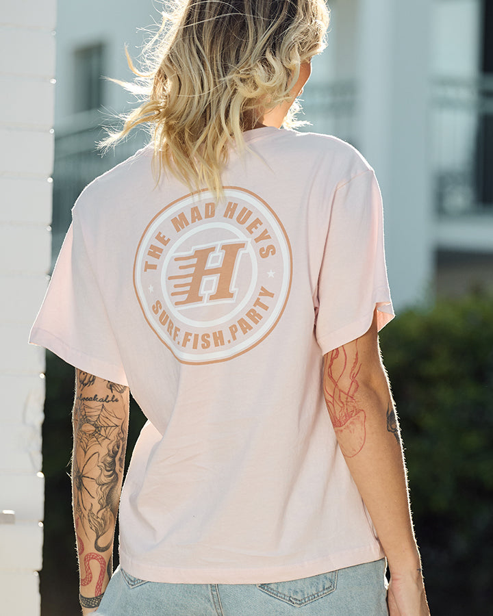 H SERIES | WOMENS SS TEE - FAIRY FLOSS