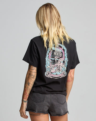 FREEDOM HIGH SEAS | WOMENS SS TEE - BLACK