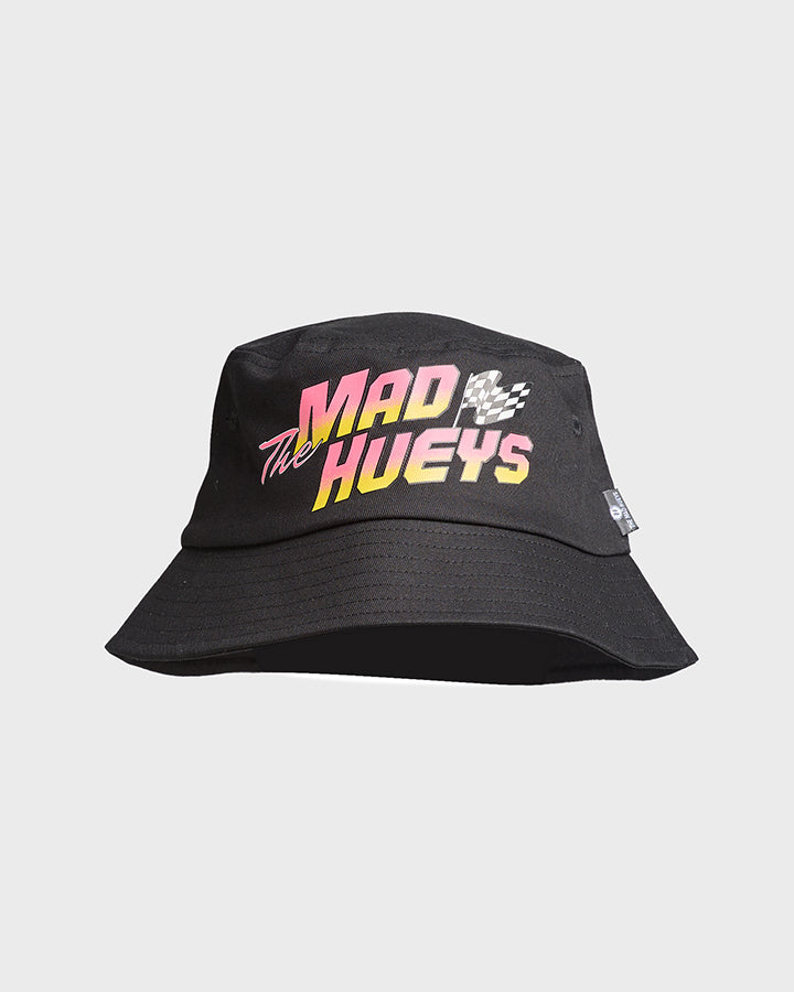 SEE YOU ON THE TRACK | WOMENS BUCKET HAT - BLACK