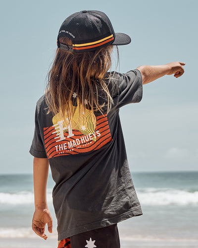 ONE TEAM | YOUTH SS TEE - VINTAGE BLACK