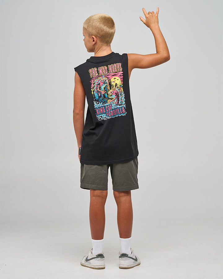 KING COD CODZILLA | YOUTH MUSCLE - BLACK