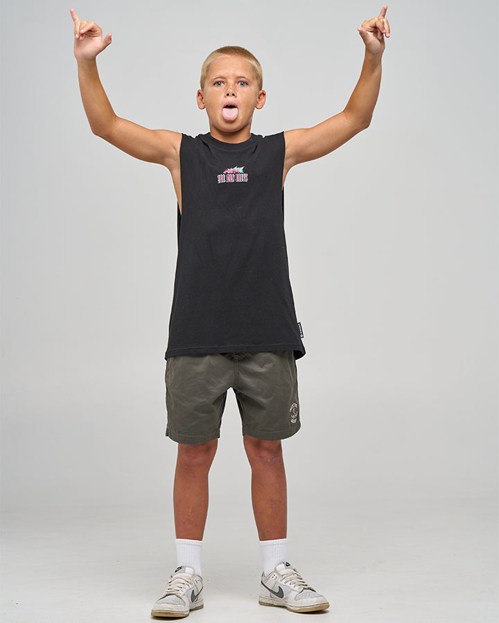 KING COD CODZILLA | YOUTH MUSCLE - BLACK