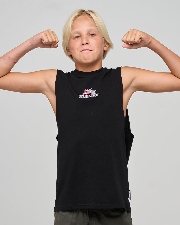 KING COD CODZILLA | YOUTH MUSCLE - BLACK