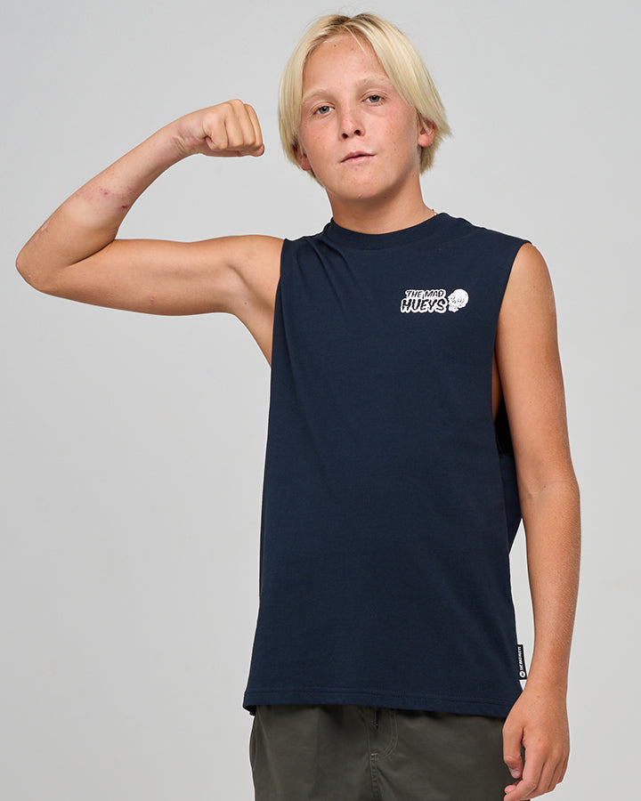 FROTHING FOR MORE | YOUTH MUSCLE - NAVY