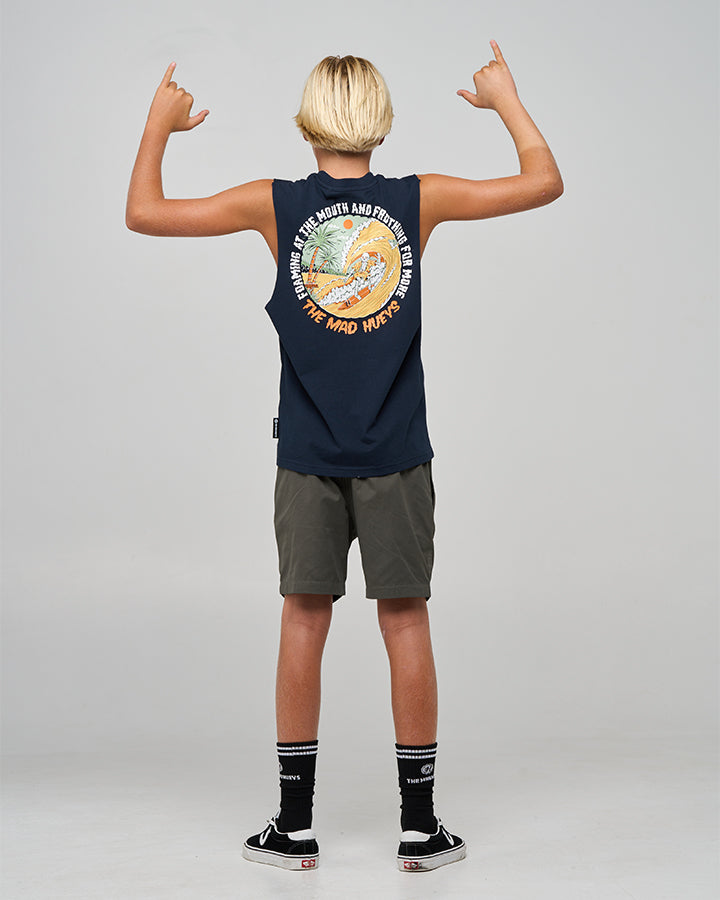 FROTHING FOR MORE | YOUTH MUSCLE - NAVY