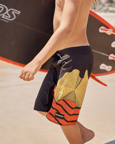 ONE TEAM | YOUTH 17" BOARDSHORT - VINTAGE BLACK
