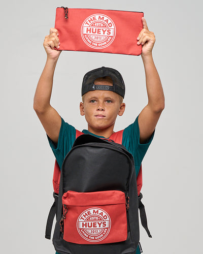 GOOD LIFE HUEYS | YOUTH PENCIL CASE - BLACK