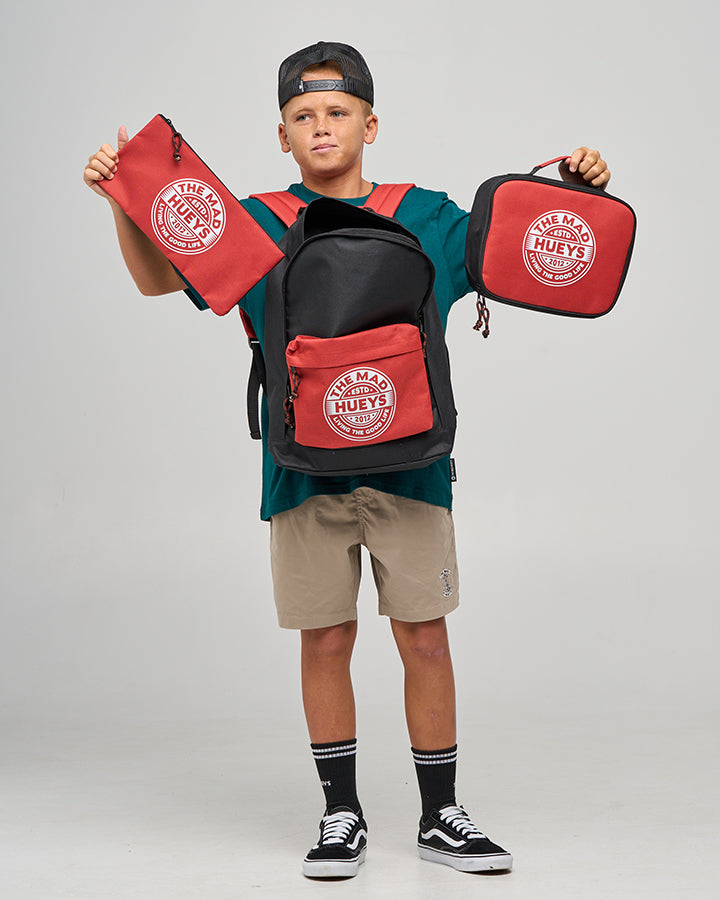 GOOD LIFE HUEYS | YOUTH PENCIL CASE - BLACK