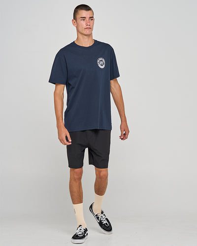 LIVING HUEYS | SS TEE - NAVY