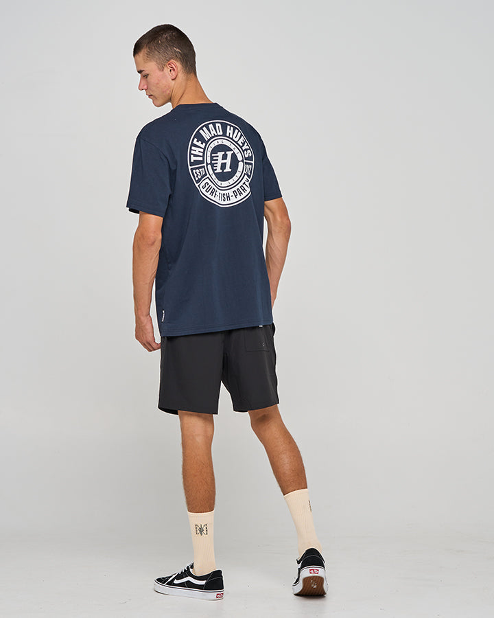 LIVING HUEYS | SS TEE - NAVY