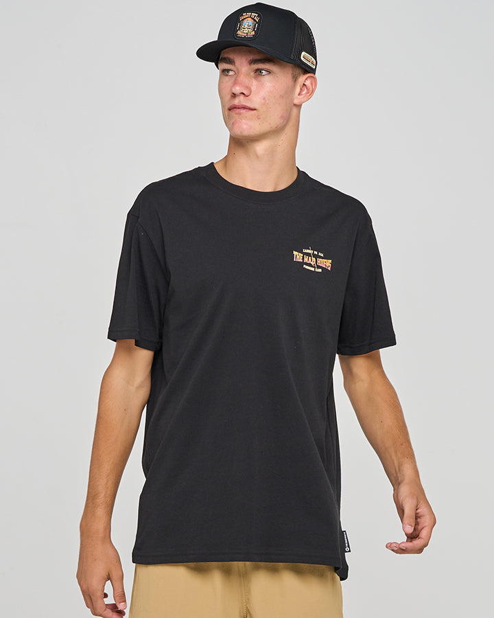 CAUGHT FK ALL SKULL | SS TEE - BLACK