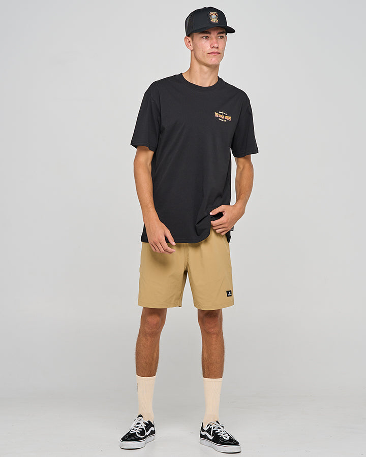 CAUGHT FK ALL SKULL | SS TEE - BLACK